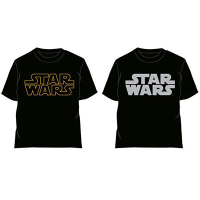 camiseta star wars logo clasico adulto