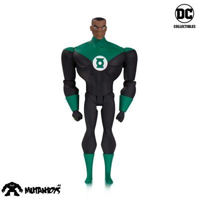 Figura Green Lantern John Stewart Justice League Animated DC Collectibles 01