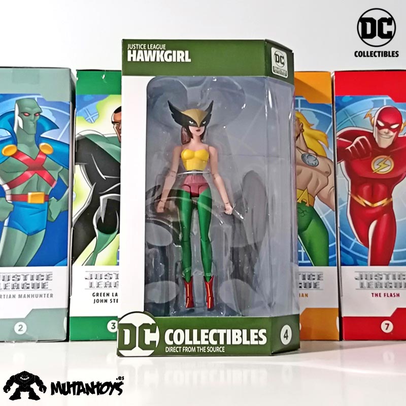 Figura Hawk Girl Justice League Animated DC Collectibles 02