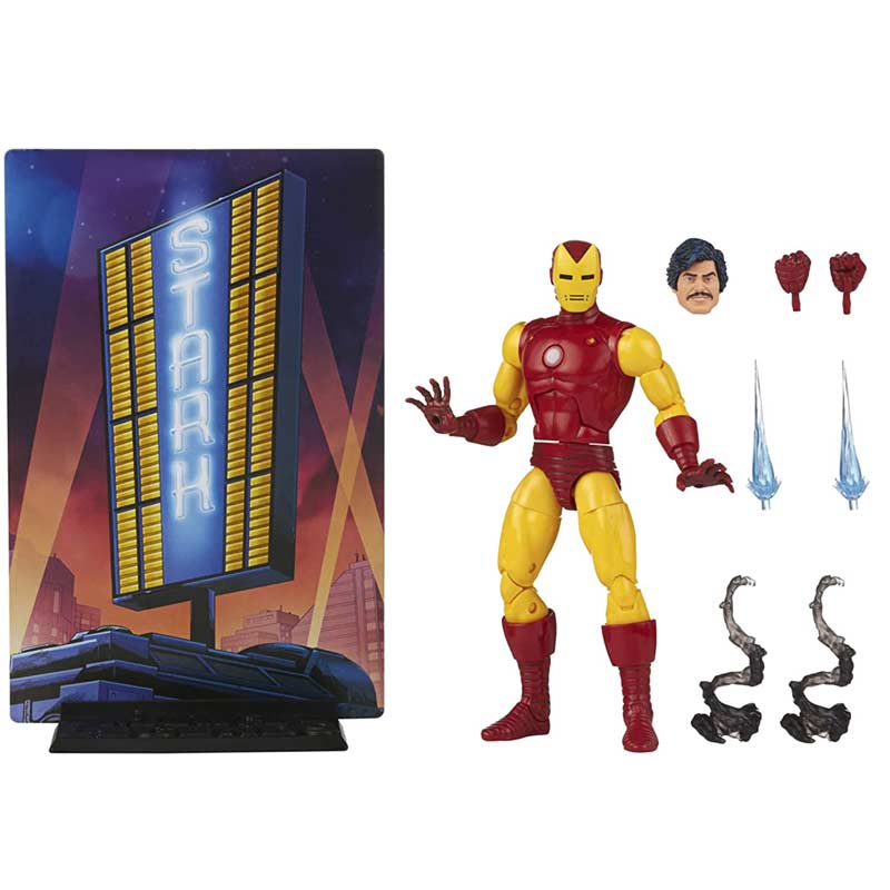 Figura Iron Man 20 Aniversario Serie 1 Marvel Legends Hasbro 02