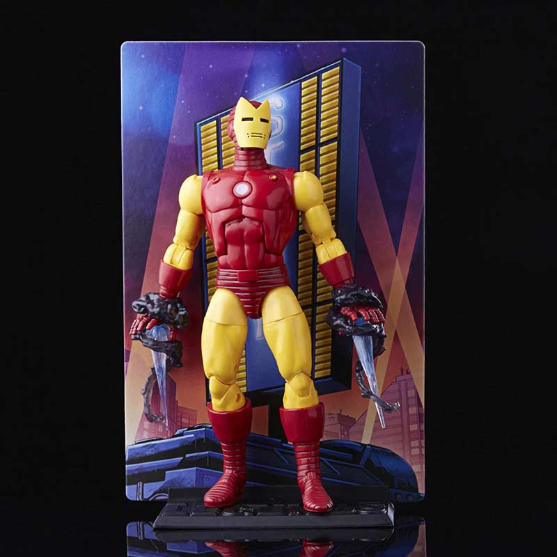 Figura Iron Man 20 Aniversario Serie 1 Marvel Legends Hasbro 05