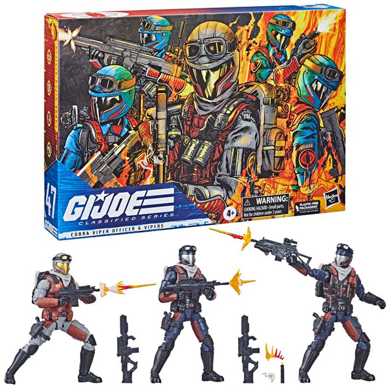 Pack Figuras Cobra Viper Officer and Vipers G.I. Joe Classified Series Hasbro 01