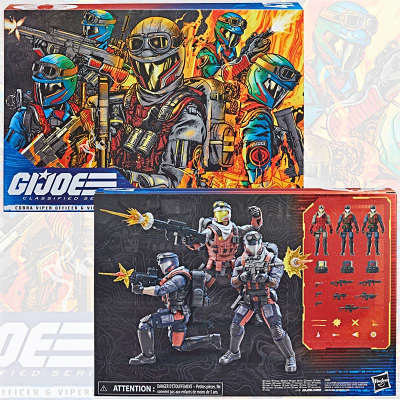 Pack Figuras Cobra Viper Officer and Vipers G.I. Joe Classified Series Hasbro 07
