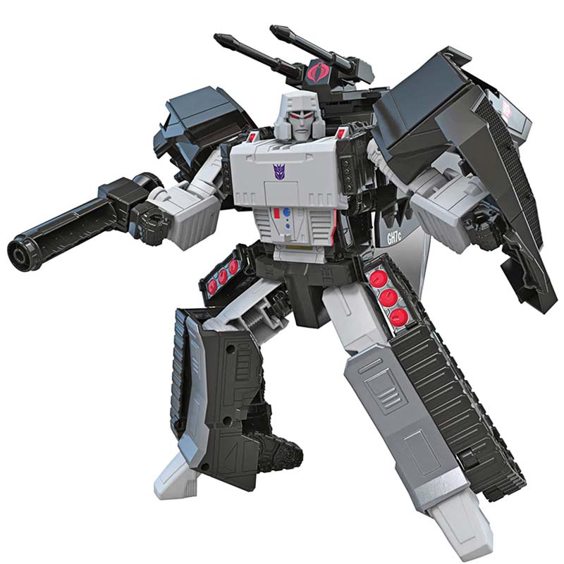 Figura Transformers x G.I.Joe Mash-Up Megatron H.I.S.S. Tank Cobra and Baroness Hasbro - Imagen 3