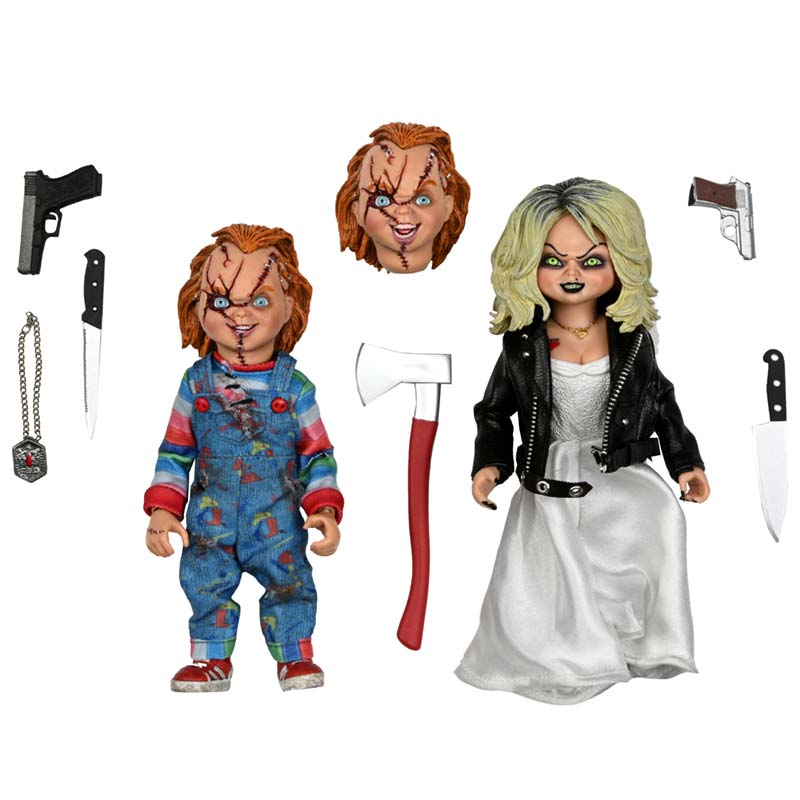 Set Figuras chucky and Tiffany Brige of Chucky Neca 02