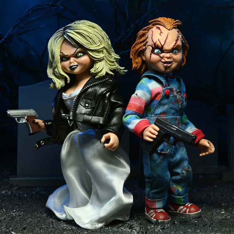 Set Figuras chucky and Tiffany Brige of Chucky Neca 05