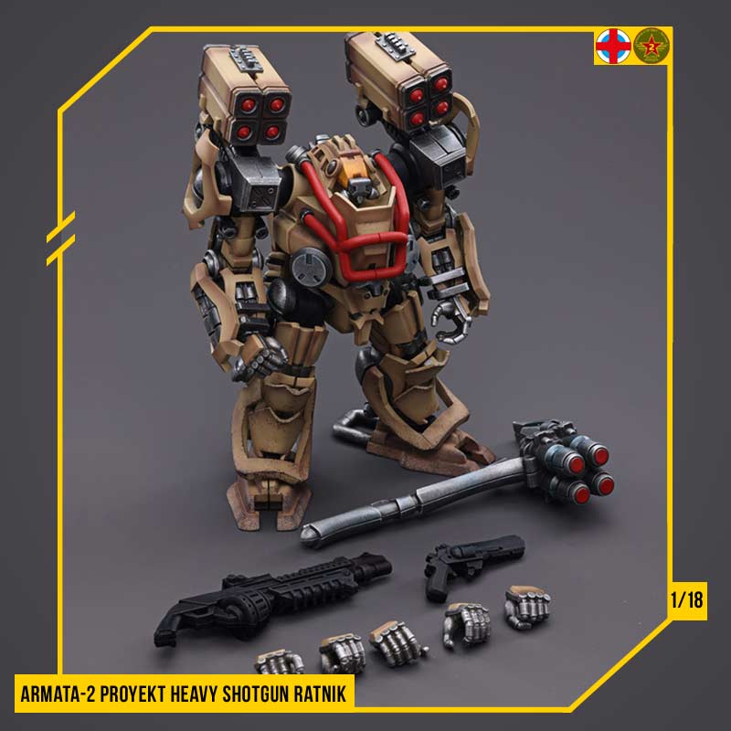 Figura Armata 2 Proyekt Heavy Shotgun Ratnik infinity Tabletop Joy Toy 05