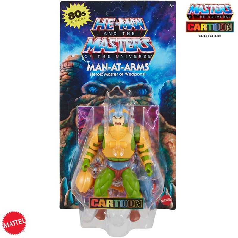 Figura Man-At-Arms Masters Of The Universe Cartoon Collection Mattel 01