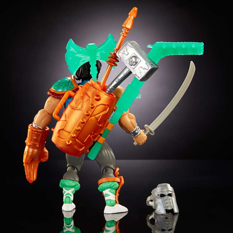 Figura Casey Jones MOTU x TMNT Turtles of Grayskull Mattel 05