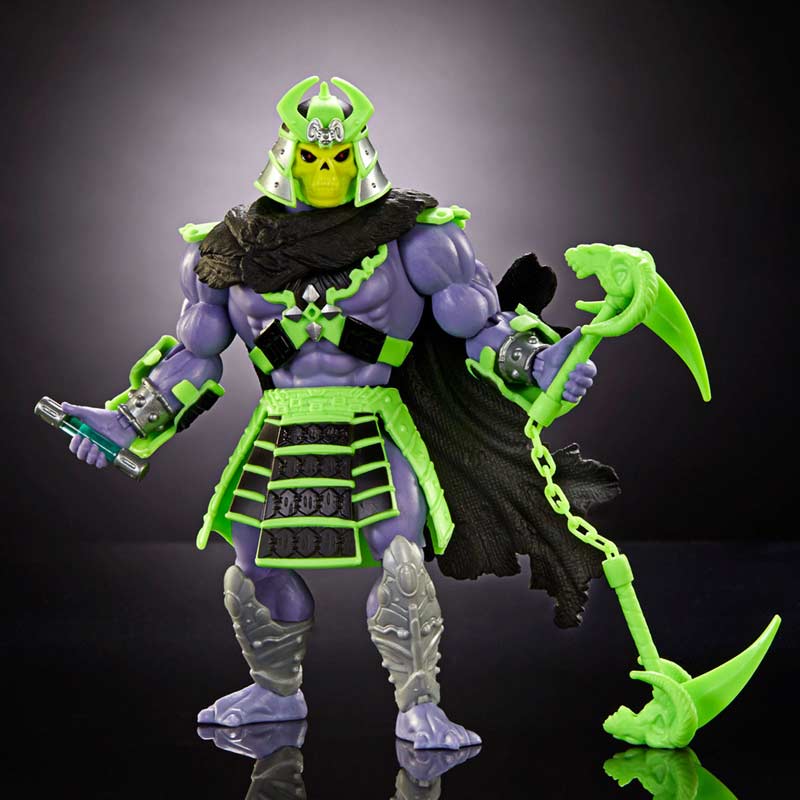 Figura Skeletor MOTU x TMNT Turtles of Grayskull Mattel 03