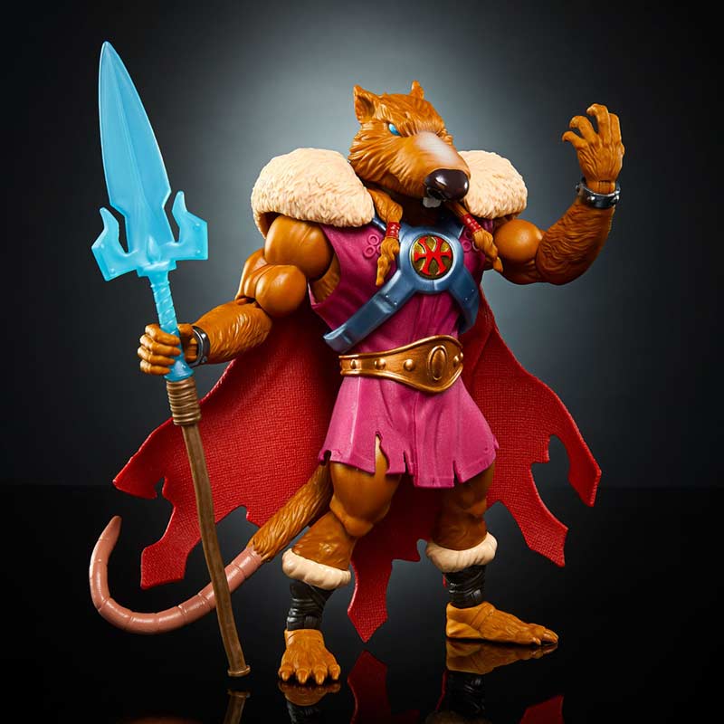 Figura Deluxe Splinter-Skull MOTU x TMNT Turtles of Grayskull Mattel 04