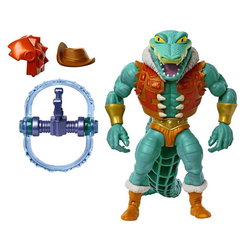 Figura Leatherhead MOTU x TMNT Turtles of Grayskull Mattel 02