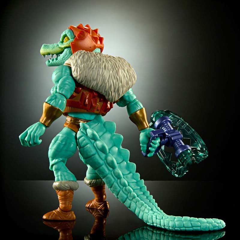 Figura Leatherhead MOTU x TMNT Turtles of Grayskull Mattel 05