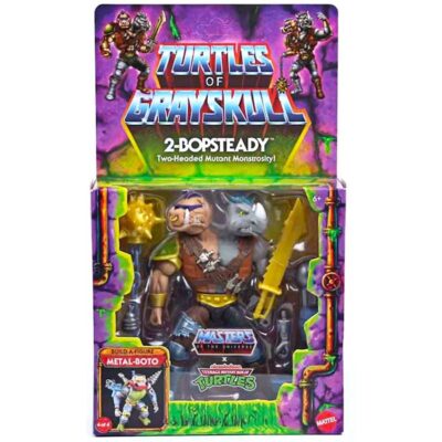 Figura Deluxe 2-bopsteady MOTU x TMNT Turtles of Grayskull Mattel 01