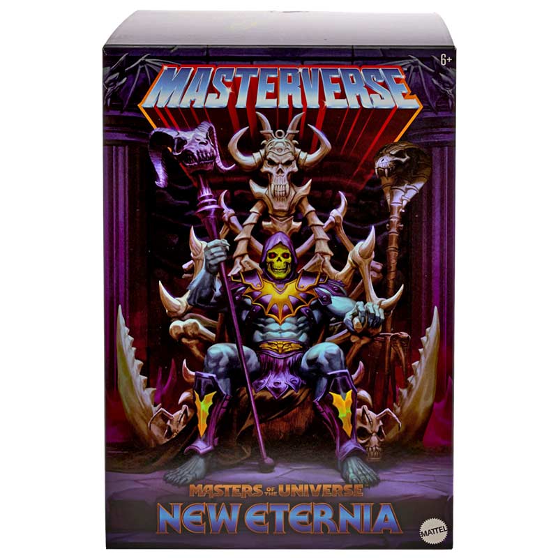 Figura Skeletor and Throne Masters Of The Universe New Eternia Masterverse Mattel 01