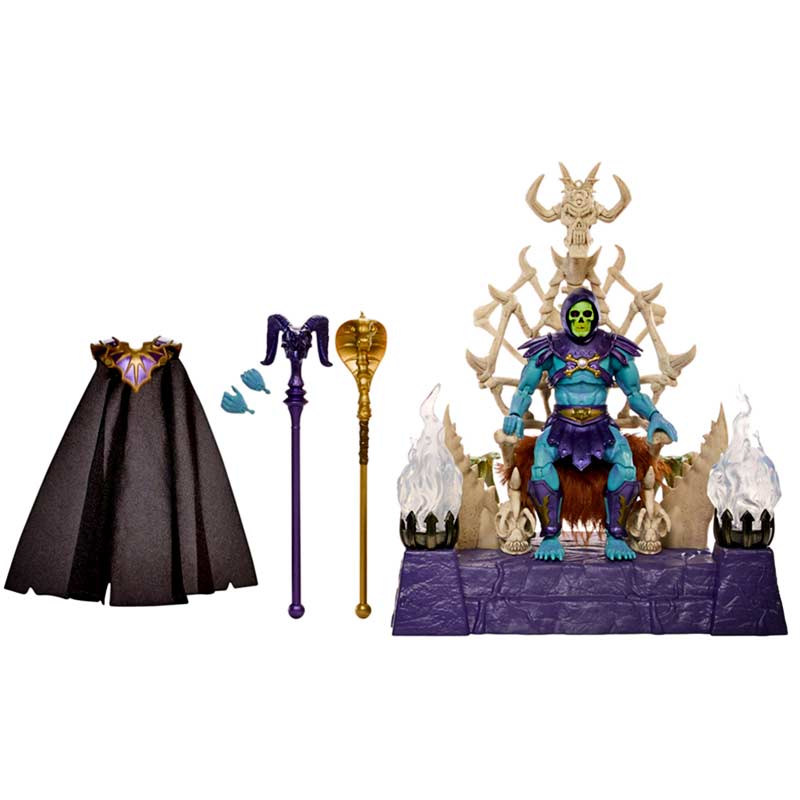 Figura Skeletor and Throne Masters Of The Universe New Eternia Masterverse Mattel 02