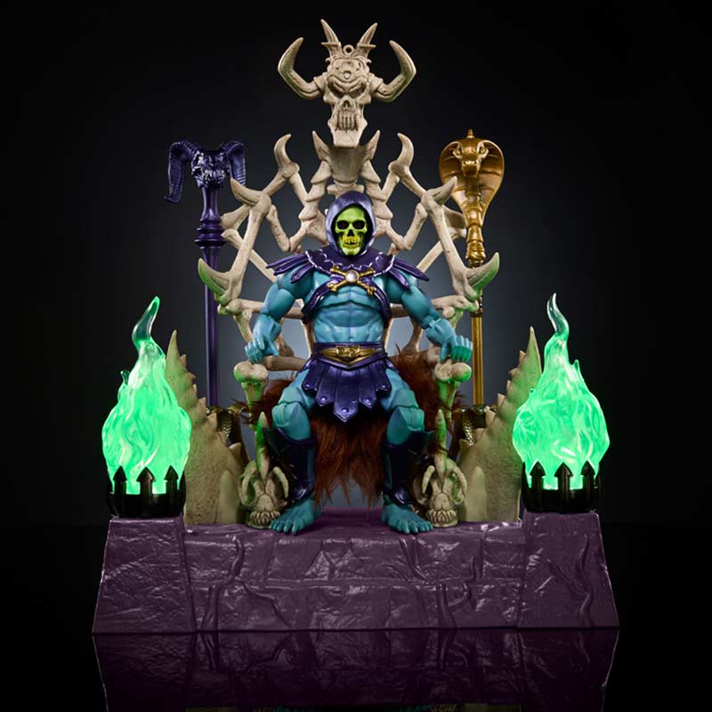 Figura Skeletor and Throne Masters Of The Universe New Eternia Masterverse Mattel 03