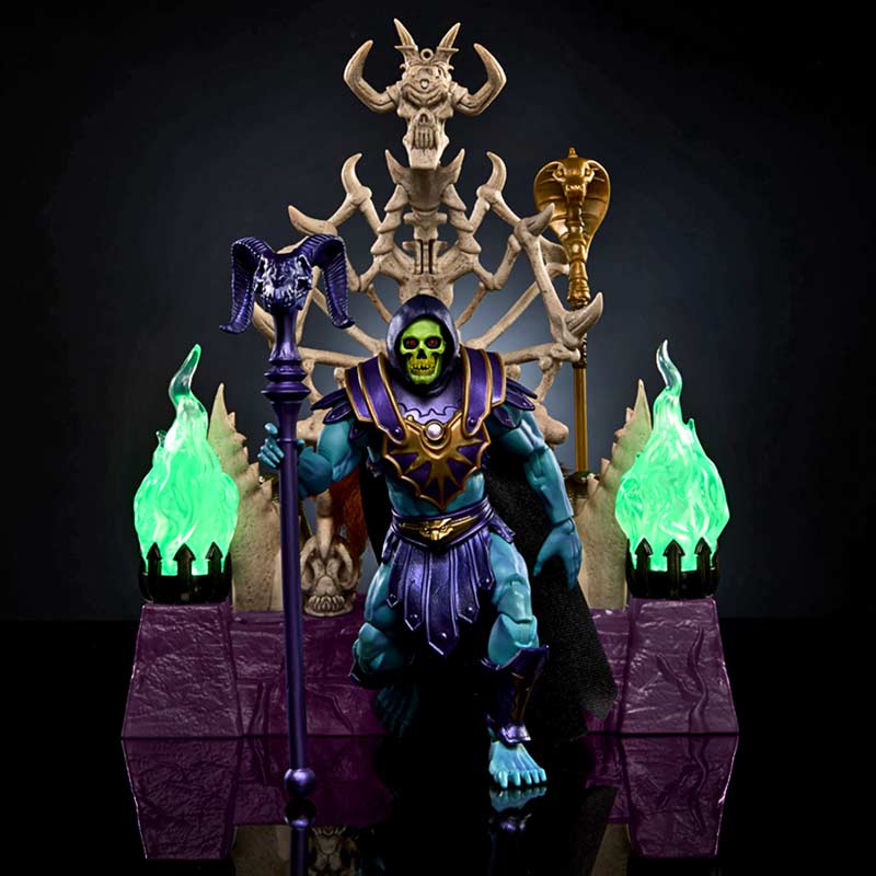 Figura Skeletor and Throne Masters Of The Universe New Eternia Masterverse Mattel 04