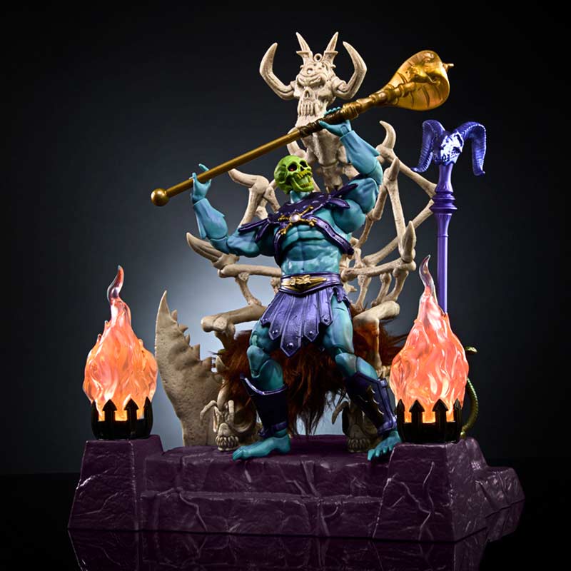 Figura Skeletor and Throne Masters Of The Universe New Eternia Masterverse Mattel 05