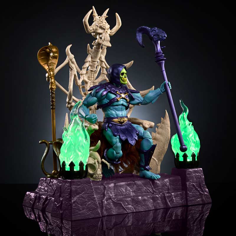 Figura Skeletor and Throne Masters Of The Universe New Eternia Masterverse Mattel 06