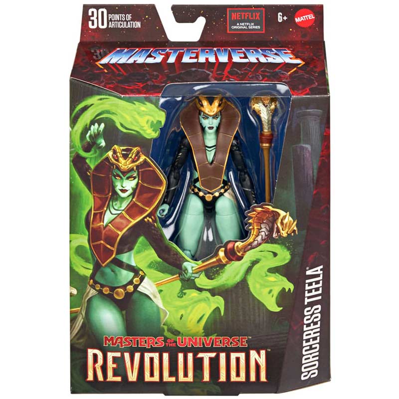 Figura Snake Sorceress Teela Masters Of The Universe Revolution Masterverse Mattel 01