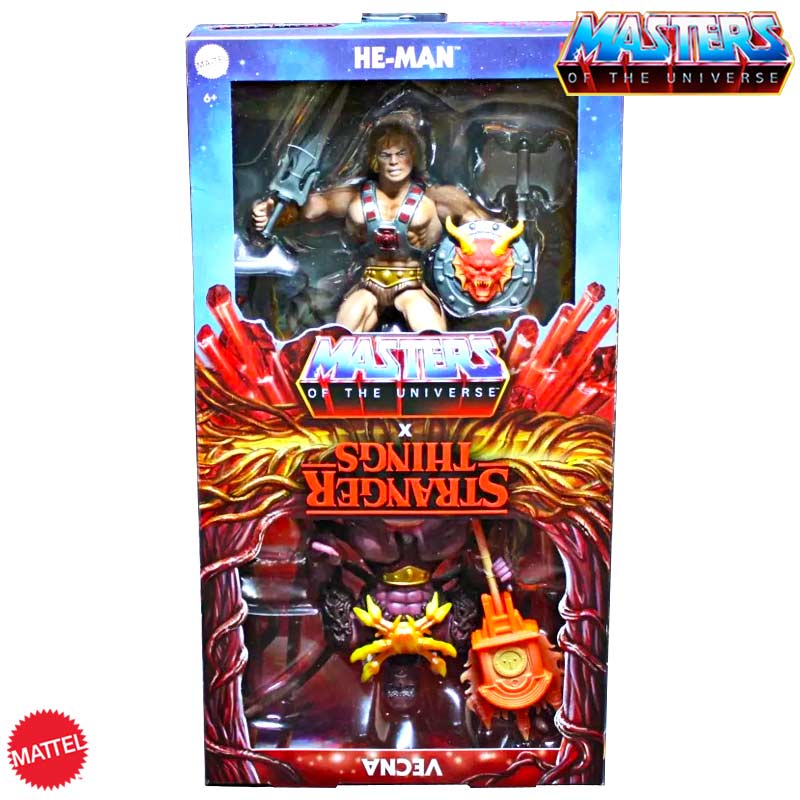 Pack Figuras He-Man & Vecna Masters Of The Universe x Stranger Things Origins Mattel 01