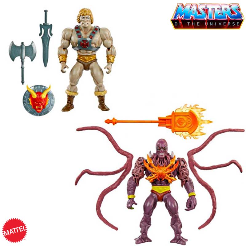 Pack Figuras He-Man & Vecna Masters Of The Universe x Stranger Things Origins Mattel 03