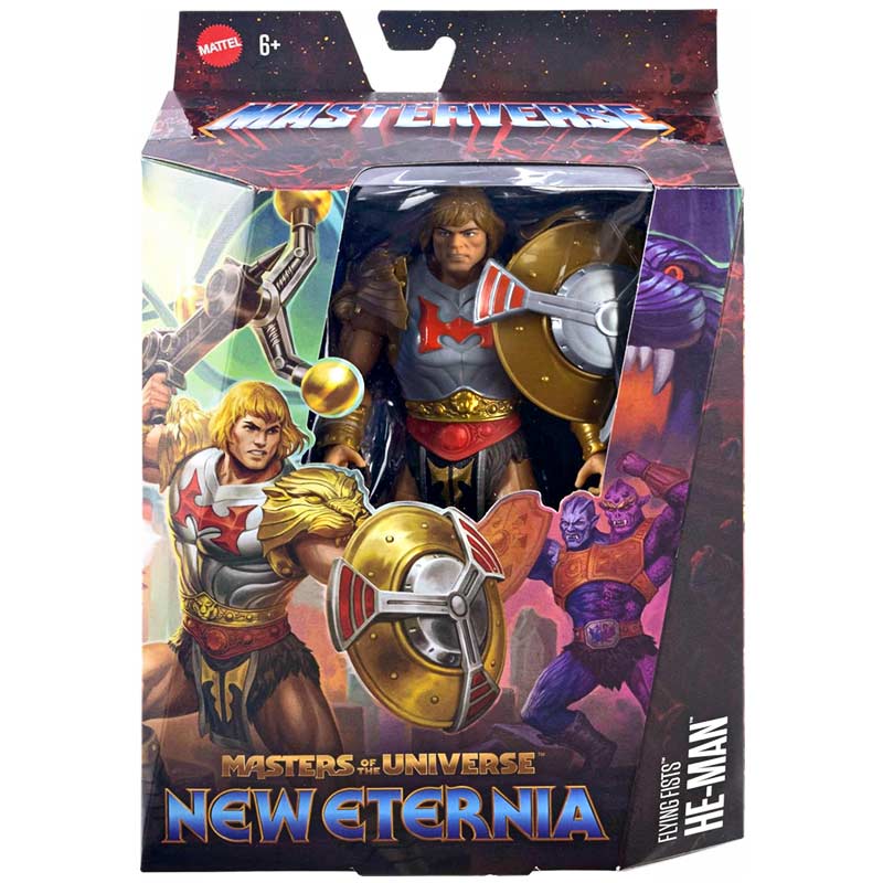 Figura He-Man Flying Fist Masters Of The Universe New Eternia Masterverse Mattel 01