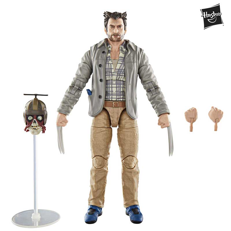 Figura headpool with Logan Deadpool & Wolverine Marvel Legends Series Hasbro 02