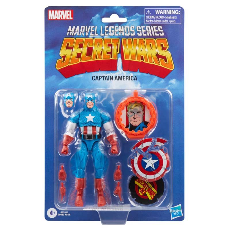 Figura Captain America Secret Wars Marvel Legends series Hasbro 01