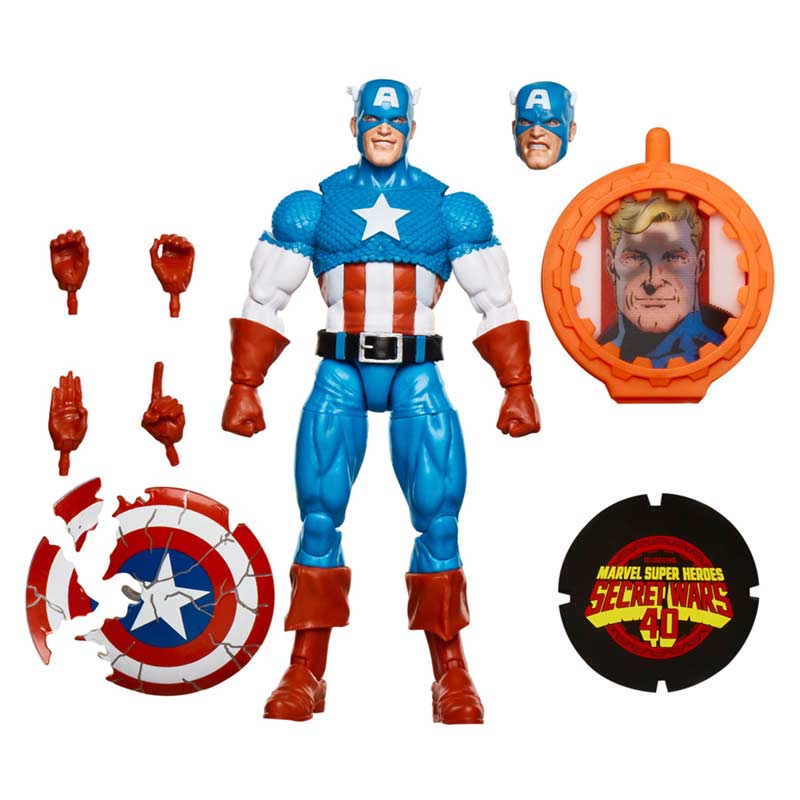Figura Captain America Secret Wars Marvel Legends series Hasbro 02