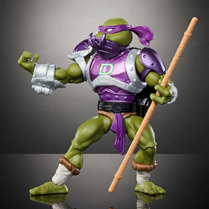 Figura Donatello MOTU x TMNT Turtles of Grayskull Mattel 04