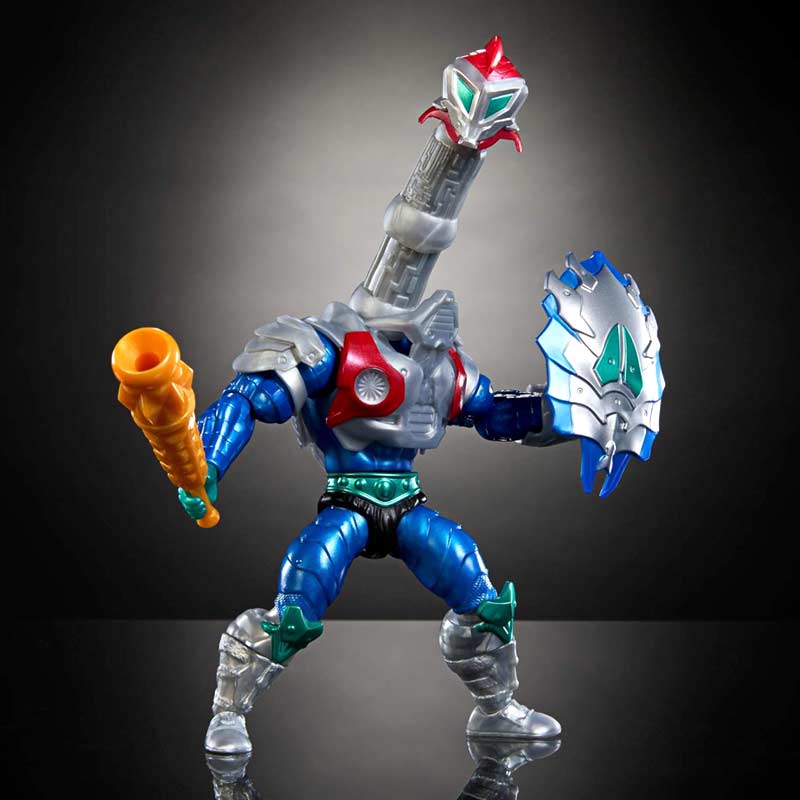 Figura Mekaneck MOTU x TMNT Turtles of Grayskull Mattel 03