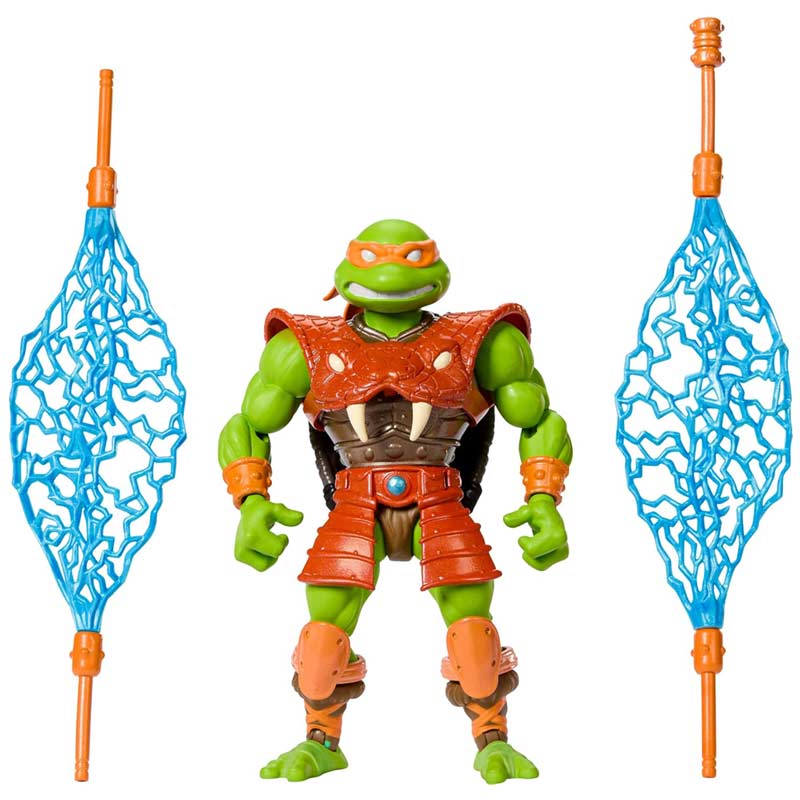 Figura Michelangelo MOTU x TMNT Turtles of Grayskull Mattel 02
