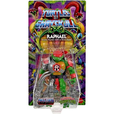 Figura Raphael MOTU x TMNT Turtles of Grayskull Mattel 01