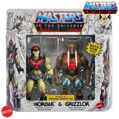 Pack Figuras Horde Invasion Masters Of The Universe Origins Sketch Book Series Mattel 01