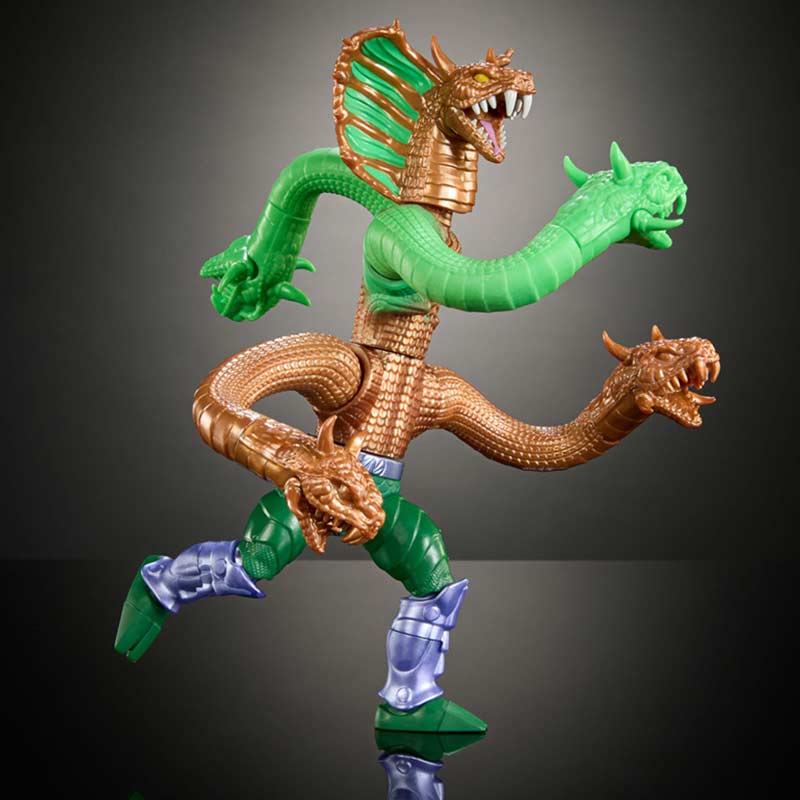 Figura Deluxe King Hiss MOTU x TMNT Turtles of Grayskull Mattel 04