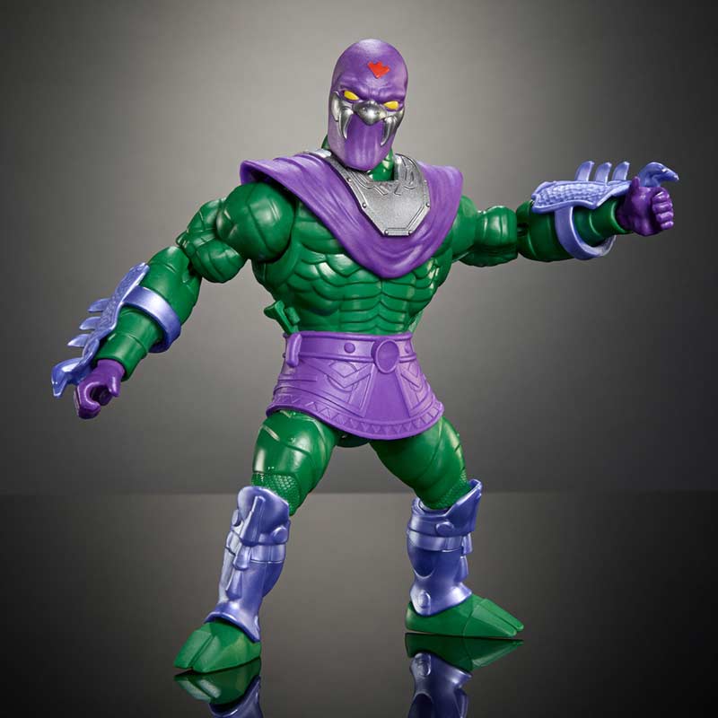 Figura Deluxe King Hiss MOTU x TMNT Turtles of Grayskull Mattel 07