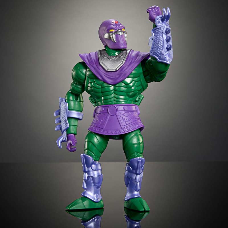 Figura Deluxe King Hiss MOTU x TMNT Turtles of Grayskull Mattel 08