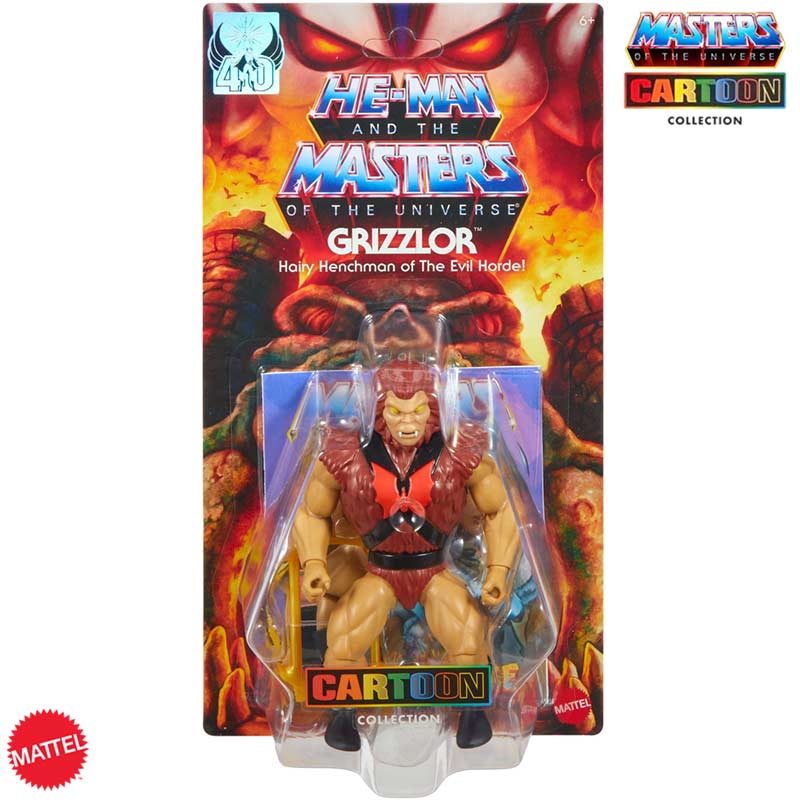 Figura Grizzlor Masters Of The Universe Cartoon Collection Mattel 01