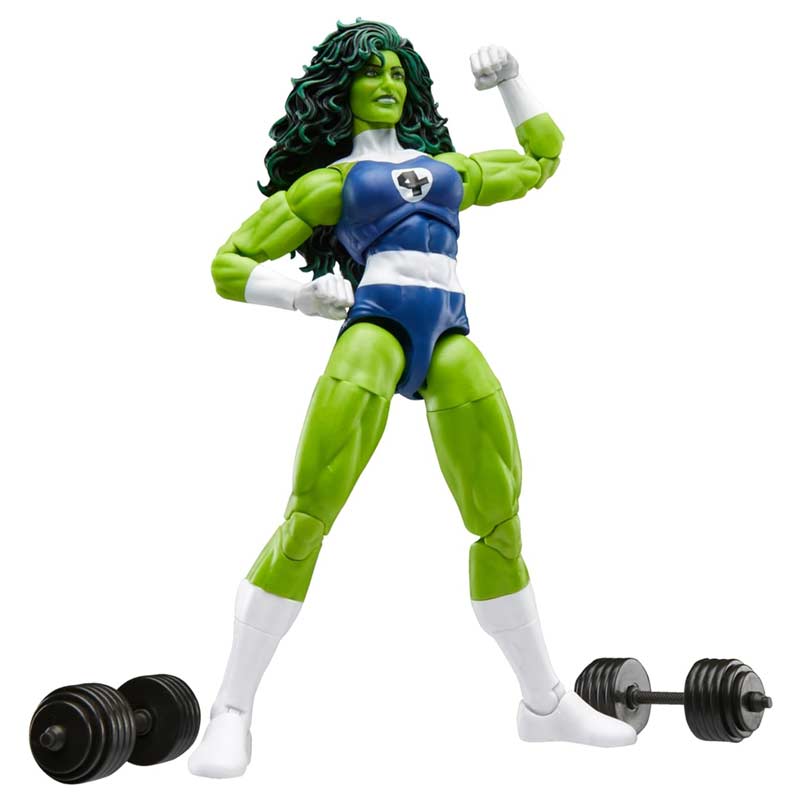 Figura She-hulk Fantastic Four Marvel Legends Series Retro Collection Hasbro 03