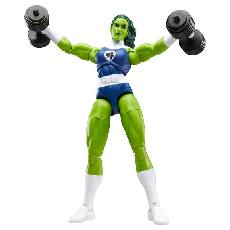 Figura She-hulk Fantastic Four Marvel Legends Series Retro Collection Hasbro 04