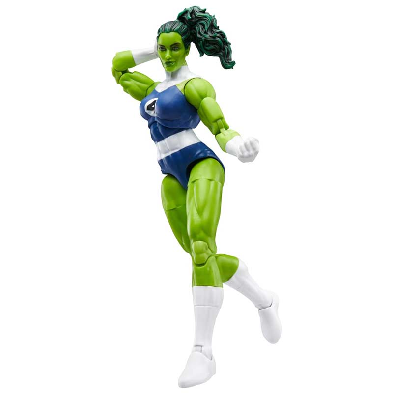 Figura She-hulk Fantastic Four Marvel Legends Series Retro Collection Hasbro 07