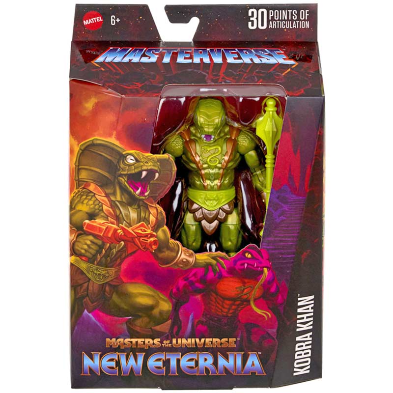 Figura Kobra Khan Masters Of The Universe New Eternia Masterverse Mattel 01