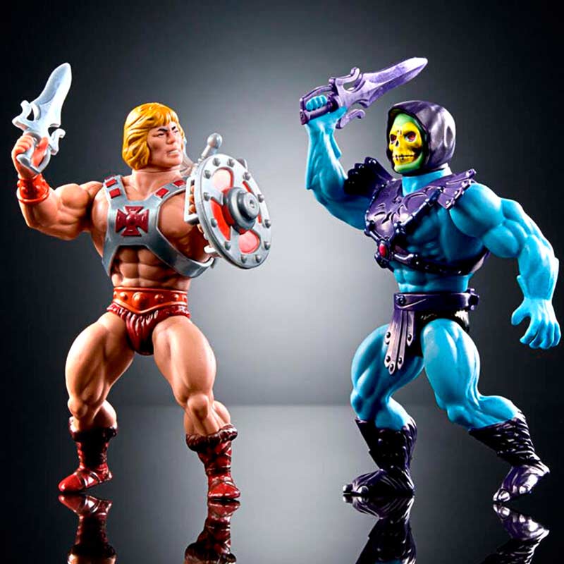 Pack Figuras Retro He-Man y Skeletor Masters Of The Universe Origins 80 Aniversario Mattel 04