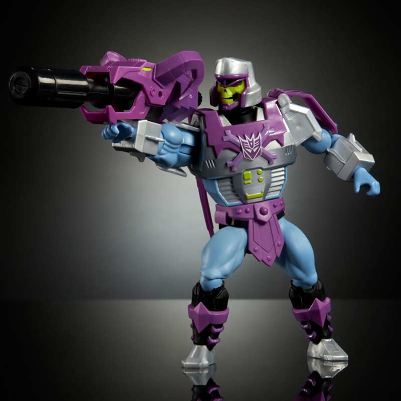 Figura Megatron Armor Skeletor Masters Of The Universe X Transformers Mattel 03