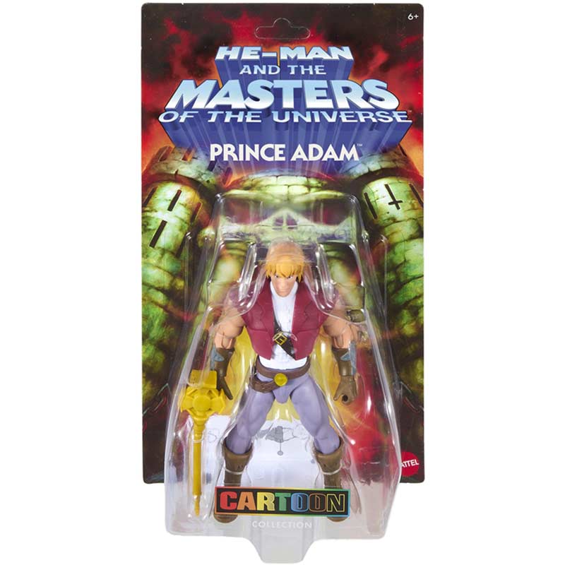 Figura Prince Adam Masters Of The Universe Cartoon Collection Mattel 01