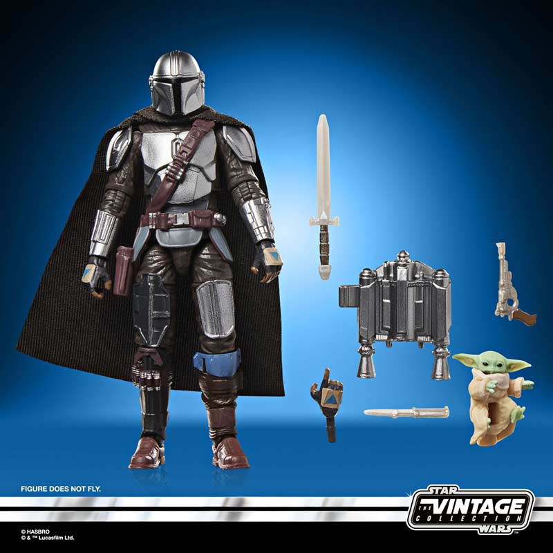 Figuras Deluxe The Mandalorian And Grogu Star Wars The Vintage Collection Hasbro 02