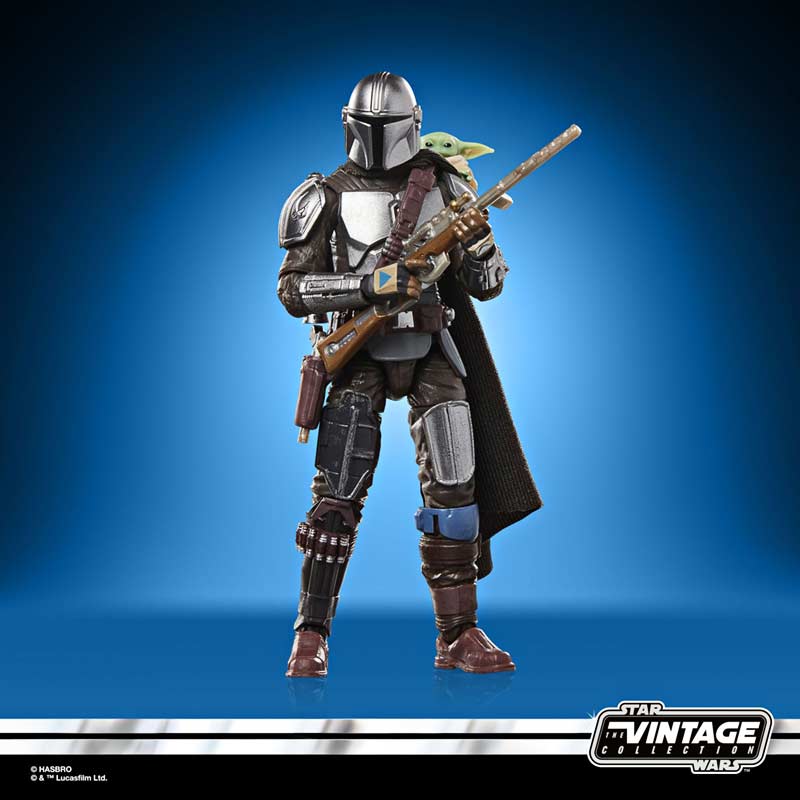 Figuras Deluxe The Mandalorian And Grogu Star Wars The Vintage Collection Hasbro 03