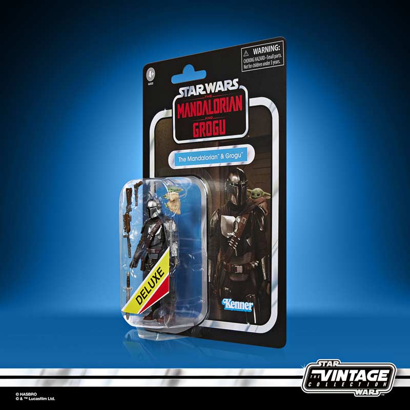 Figuras Deluxe The Mandalorian And Grogu Star Wars The Vintage Collection Hasbro 09